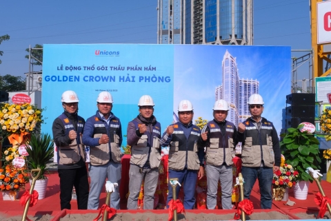 Lễ động thổ Golden Crown hải phòng- Dojiland