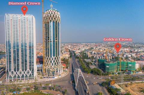 Ngắm 2 tòa nhà cao bậc nhất Hải Phòng đang thi công, nằm cạnh nhau và chung một chủ