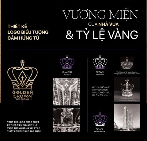 Logo Golden Crown Hải Phòng: Biểu tượng cho sự quyền lực Nhà vua và tỷ lệ Vàng